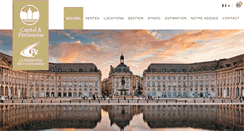 Desktop Screenshot of passerelle-immobilier-libourne.com