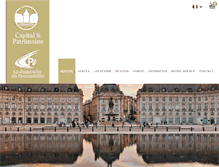 Tablet Screenshot of passerelle-immobilier-libourne.com